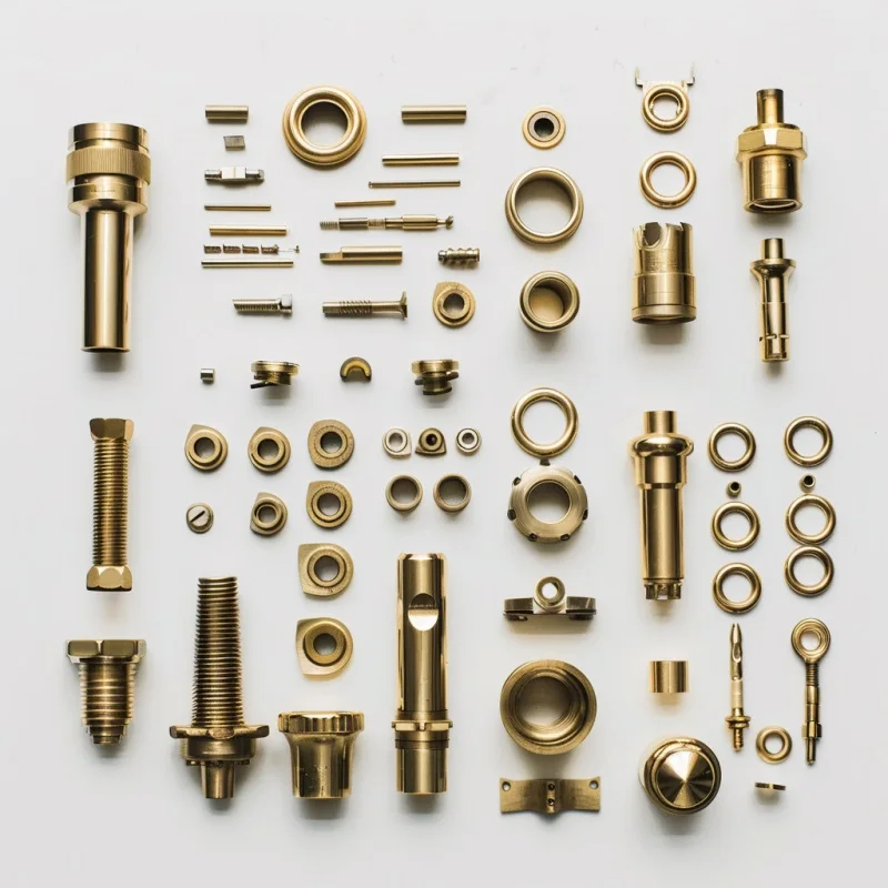 Low-cost factory manufacturing smooth oxidation OEM Precision copper spare custom parts CNC turning parts