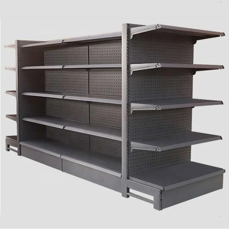 High quality supermarket display rack metal products supermarket shelves