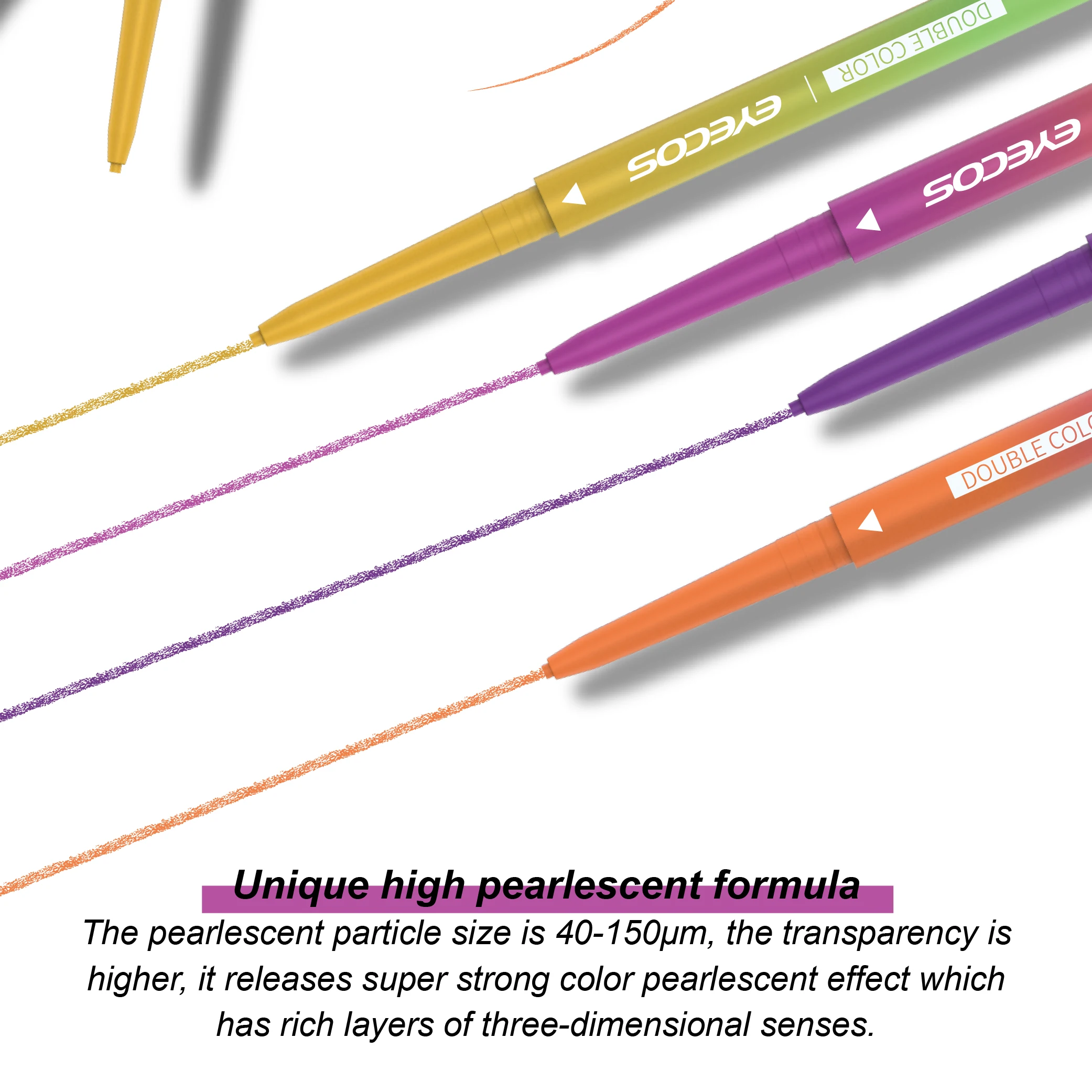 Private Label Long Lasting Waterproof Smooth Quick Drying Matte Makeup No Caking Custom Colored Liquid Eyeliner