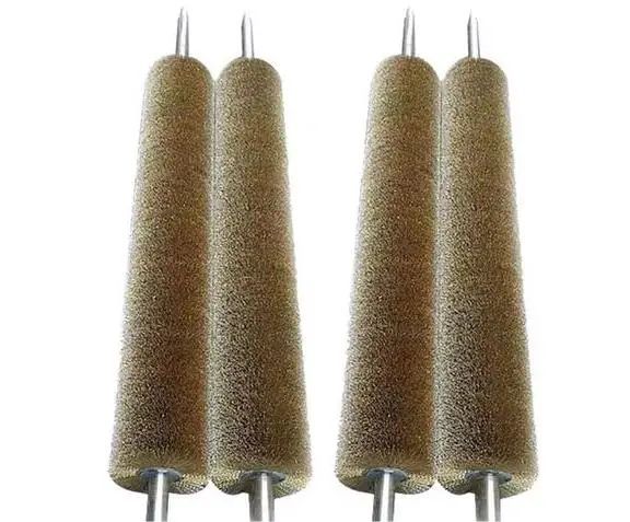 Stainless Steel Wire Outer Wound Spring Brush Sanding Brush
