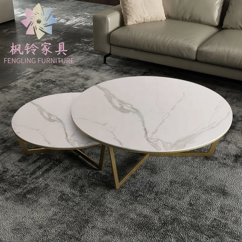 Most Popular Manufacturer Fordable Tea Table New Chinese Modern  Coffee Table Round CF015