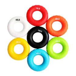 Silicone Adjustable Hand Grip Gripping Ring Finger Forearm Trainer Carpal Expander Muscle Workout Exercise Gym Fitness