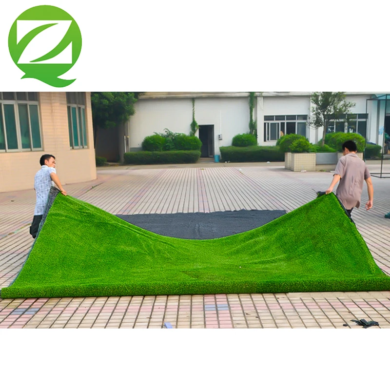 QINGZHOU L001 Custom 40mm Pile Height Synthetic Turf Grass Carpet PP & PE Material Artificial Grass For Wall Decoration