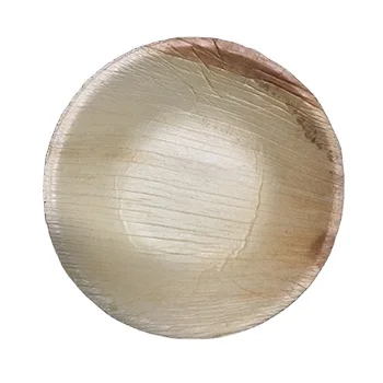 6.5 Inch Round Recommended Quality Areca Nut Palm Leaf Plates
