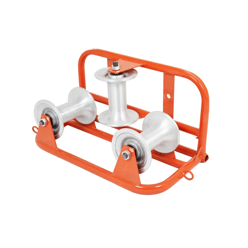 Cable pulley hanging dualpurpose plastic and rust proof nylon paying off pulley