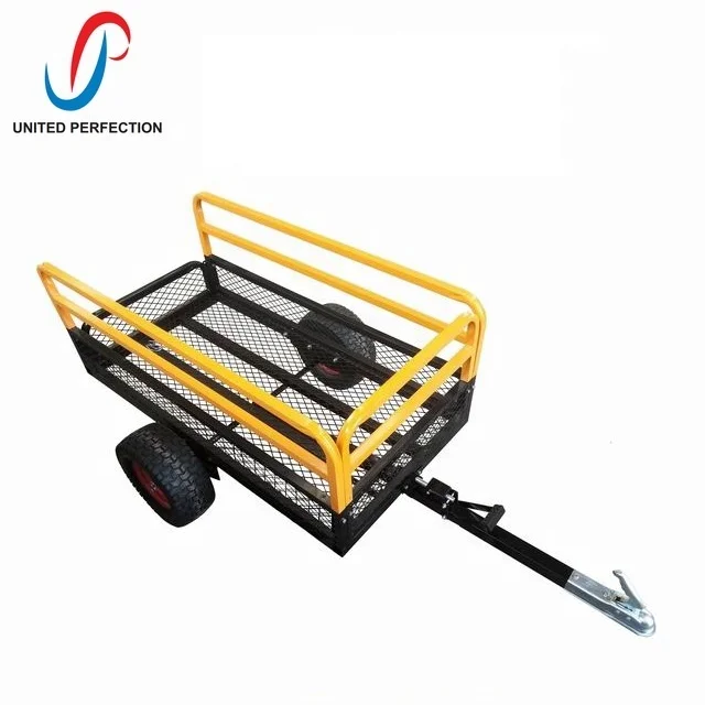 best price Multi Purpose Pull Behind ATV DUMP TRAILER metal trailer atv utility with low MOQ