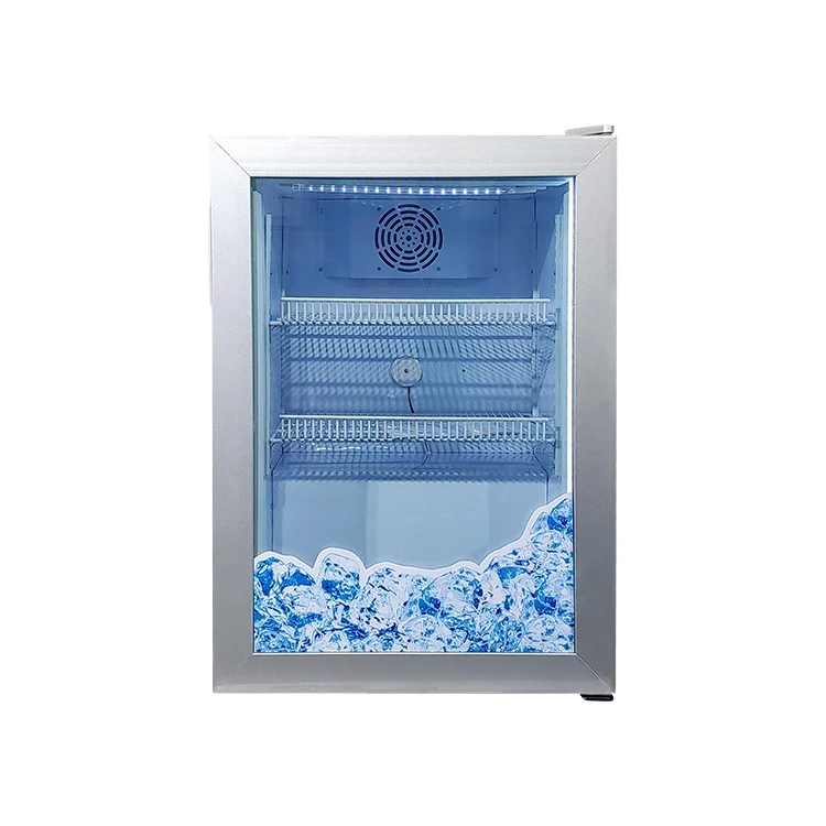 Горячая Распродажа, портативный однотемпературный стеклянный дверной небольшой морозильник для мороженого с CE ETL из Китая