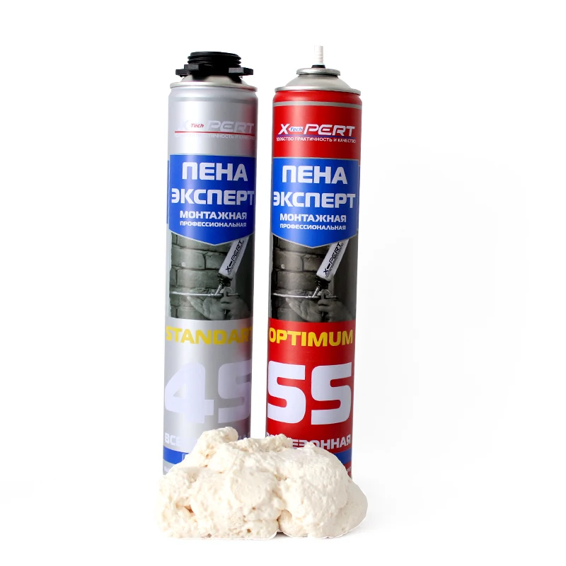 construction adhesive polyurethane spray foam insulation one component mounting PU foam polyfoam