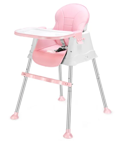 Extendable & Adjustable Baby Feeding High Chair with Footrest