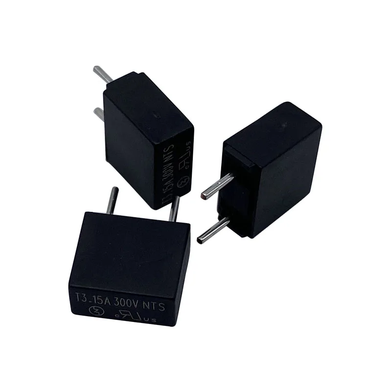 300V Square Fuse NTS Series Time Lag Slow Blow 8x4x7mm Radial Lead Micro Fuse 100mA 300V Dip Square Fuse 300VDC Using DC Power