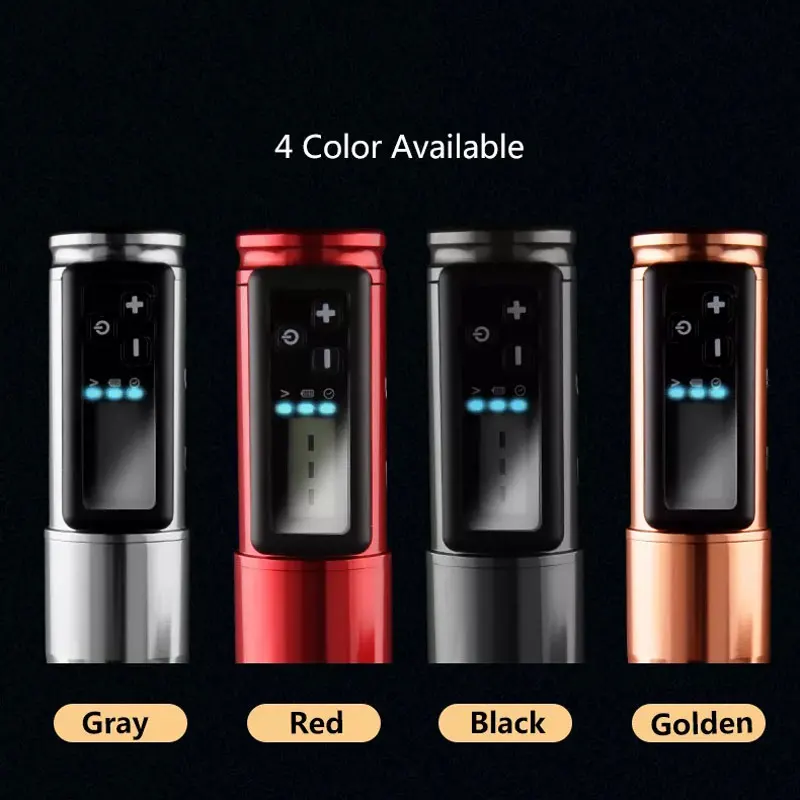 Kissure Rechargeable Wireless Tattoo Machine Pen Digital LED Display tattoo tool For body art