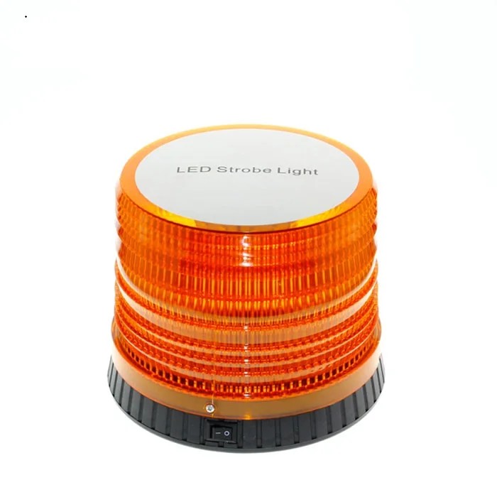 Waterproof 72led 6V With Battery Powered Wireless magnet led Strobe Light warning for traffic safety