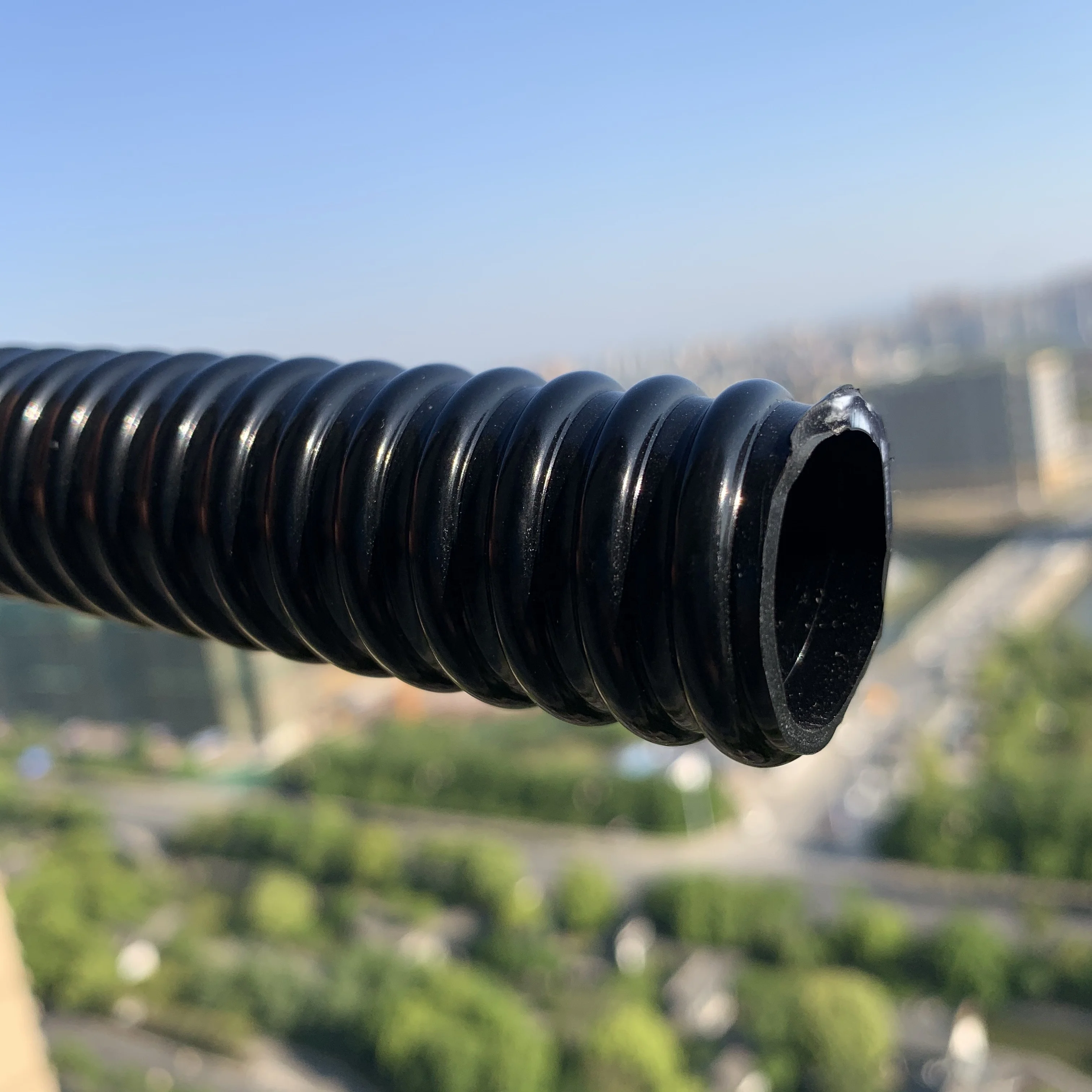 ODM OEM Customized PVC Corrugated Flexible Garden Water Submersible Pump Drainage Suction Hose