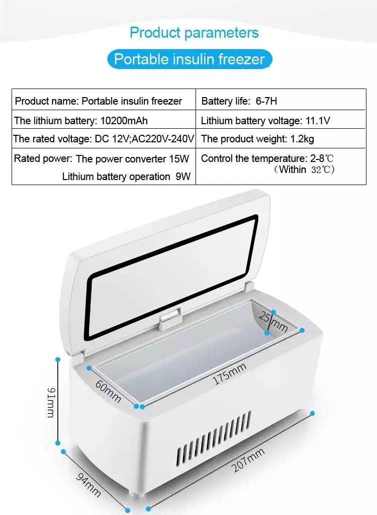 Smart Cold Storage Drug Medic Refrigerator Insulin Cooler Box