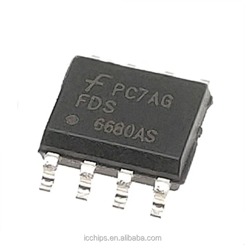 IC electronic integrated circuitFDS6680A SOP-8 MOS tube N channel 30V 12.5A FDS6680AS