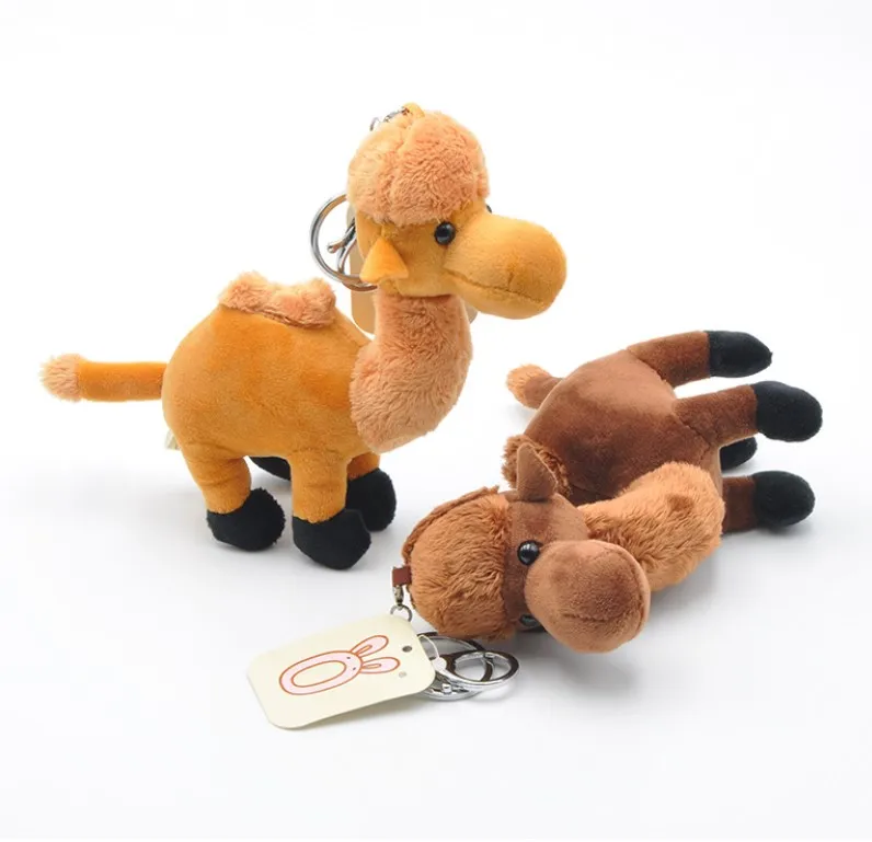 Good quality Desert animal plush camel stuffed toys plush camel custom keychain logo manufacturer