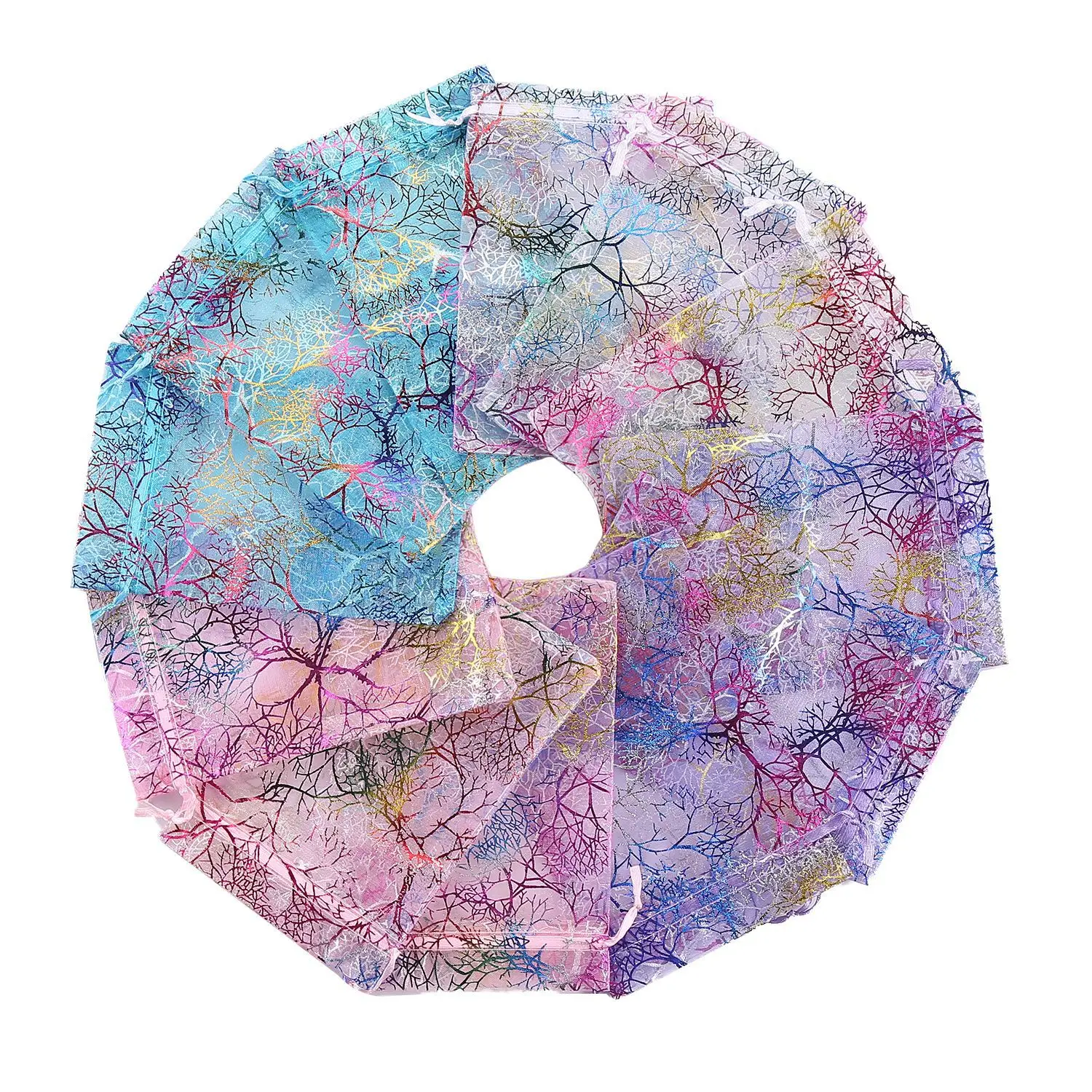 Jewelry Gift Package Bags Organza Yarn Pouch Mesh Gift Pouches Gift Bags