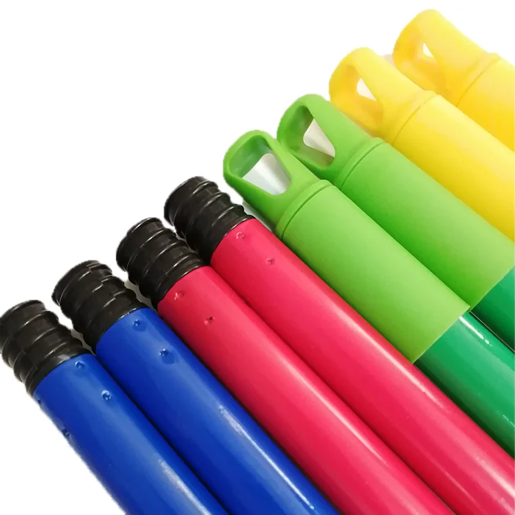 Custom thread metal long handle broom and dustpan set broom handle connector broom floor brushes and pickers household tools