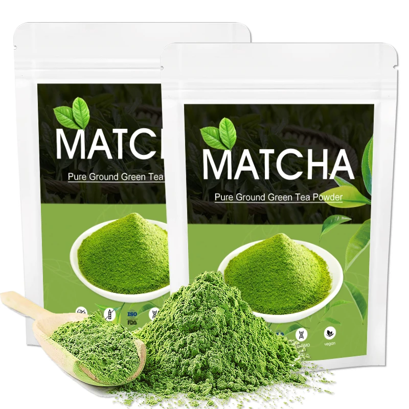 Private Brand Customized Ceremony Organic High Grade Matcha Flavor Green Tea Bagged Ceremonial Matcha Powder
