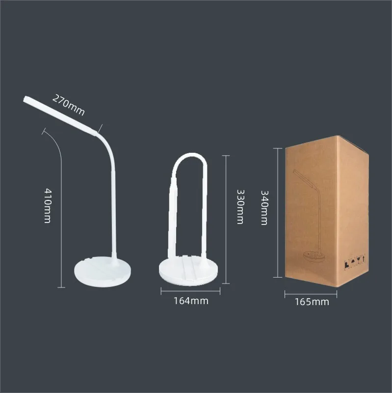 Foldable Dimmable Touch Table Lamp Desk for Living Room Desktop Eye Protection Study Led Light
