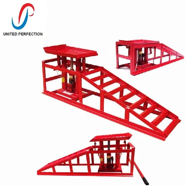 best sale 2 T 2019 hot selling Hydraulic Lifting Jack Car Device Ramp Adjustable steel car ramp with low MOQ