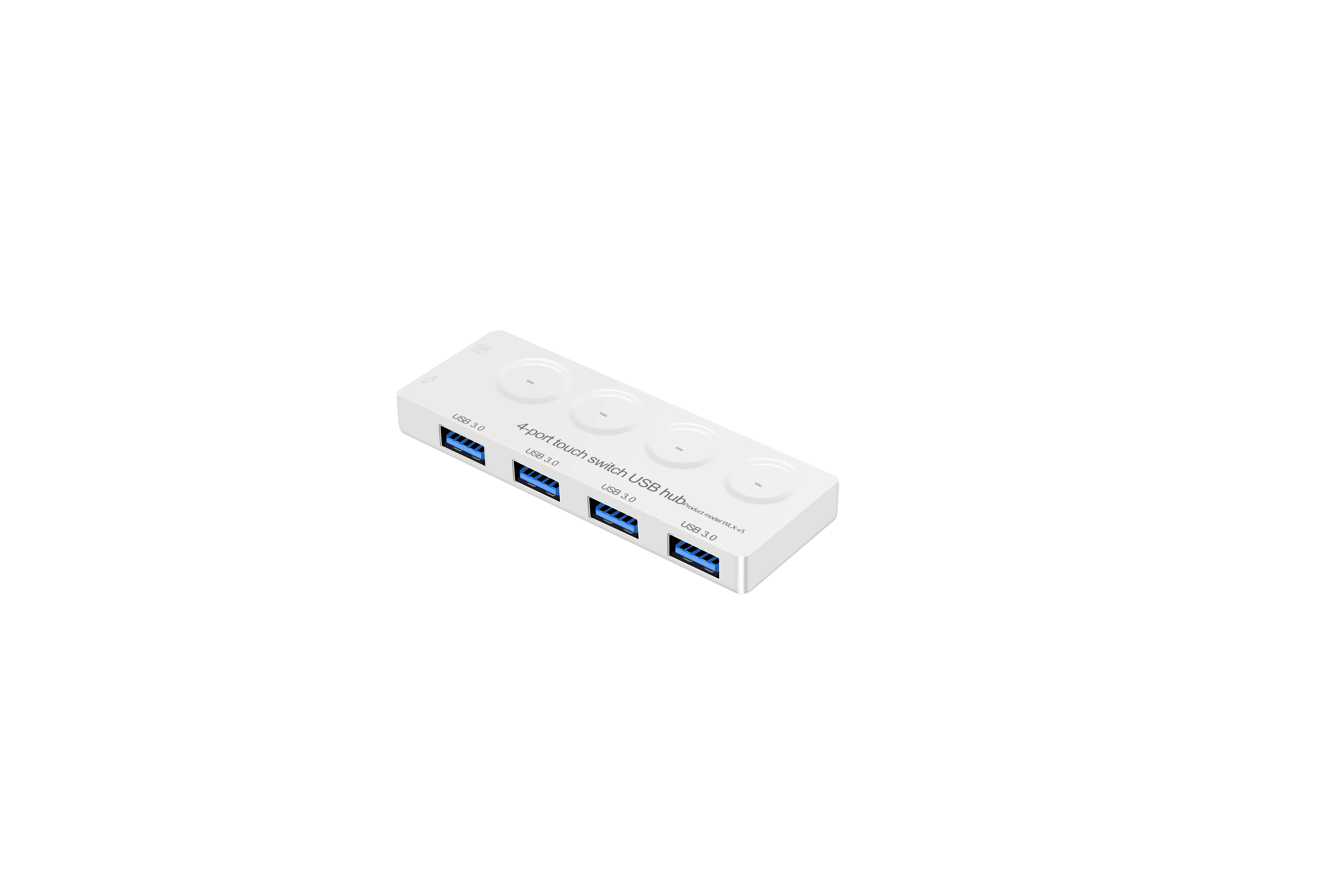 
USB Hub Laptop Computer Multifunction Wholesale touch HUB Usb type c 6 in one ports 3.0 Hub Switch Stock ROHS FCC CE 