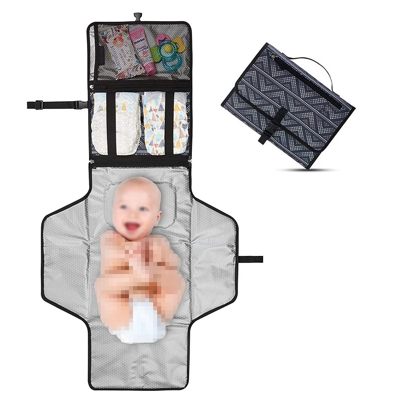 Baby Changing Pad Cushioned Travel Change Diaper Mat Portable Diaper Changing Pad Baby Diaper Mat