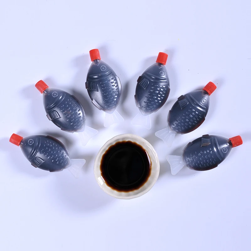 Wholesale Premium Japanese Mini Sushi Soy Sauce 2.6ml Fish Shape Soy Sauce