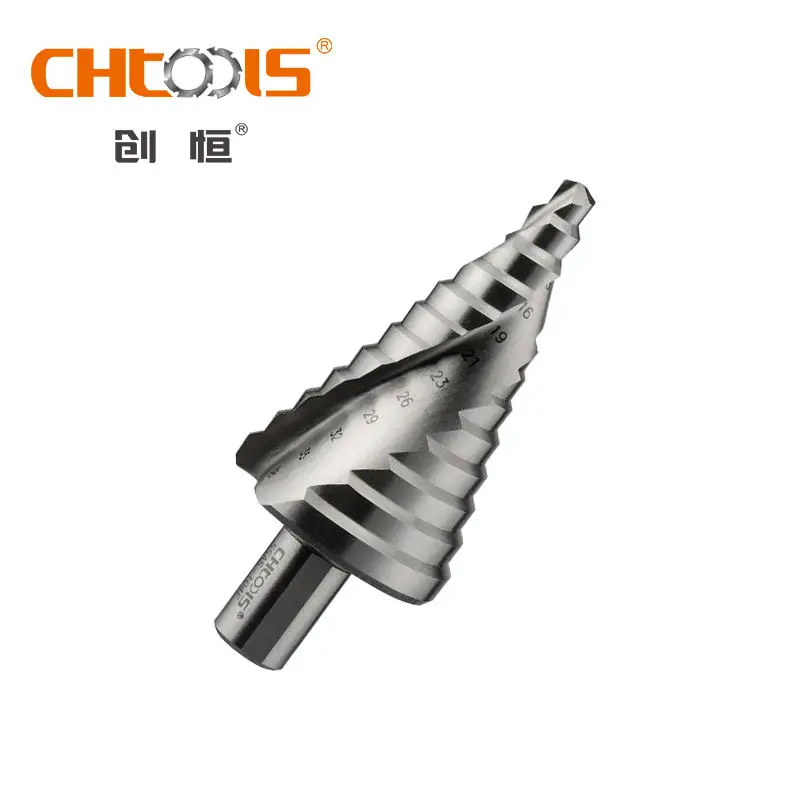 High Quality M35 HSS Spiral Step Drill Bit Set 6mm Diameter Double SDS Plus Carbide Material Masonry Plastic Metal Marble