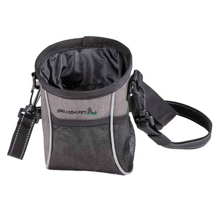 hands-free puppy training pouch adjustable waistband dog treat pouch