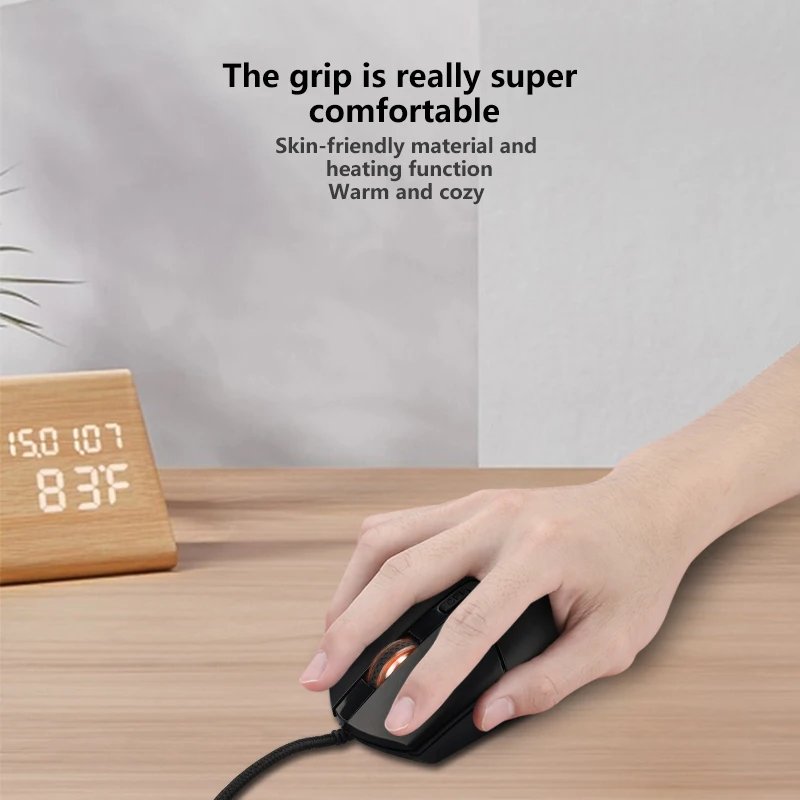 USB heating mouse hand warmer Mouse heating mouse Smart electric office hand warmer treasure gift