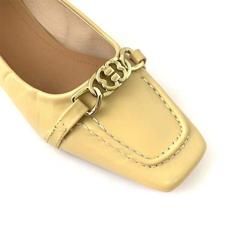 New Listing Wholesale Customized Ladies Shoes Chain Zinc Alloy Material Gold Chain Buckle Accessories
