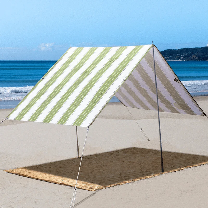 Custom Printing 6ft Outdoor Portable UV Protection Canopy Sunshade Beach Camping Tent Umbrella with Sand Anchor