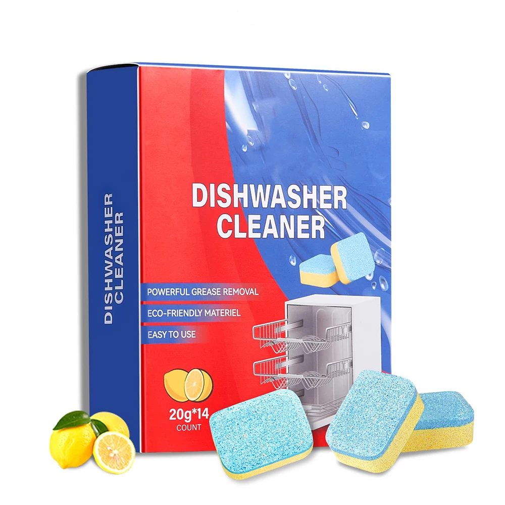 All In 1 Fresh Scent Dishwasher Machine Cleaner Tablets For Eco Friendly Dishwasher Detergent