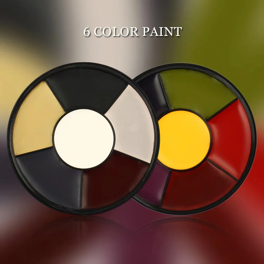 Makeup Oil Special Makeup 5 Color Bruise Wheel Washable oil based face paint patette for Special Effects, Movies, Halloween