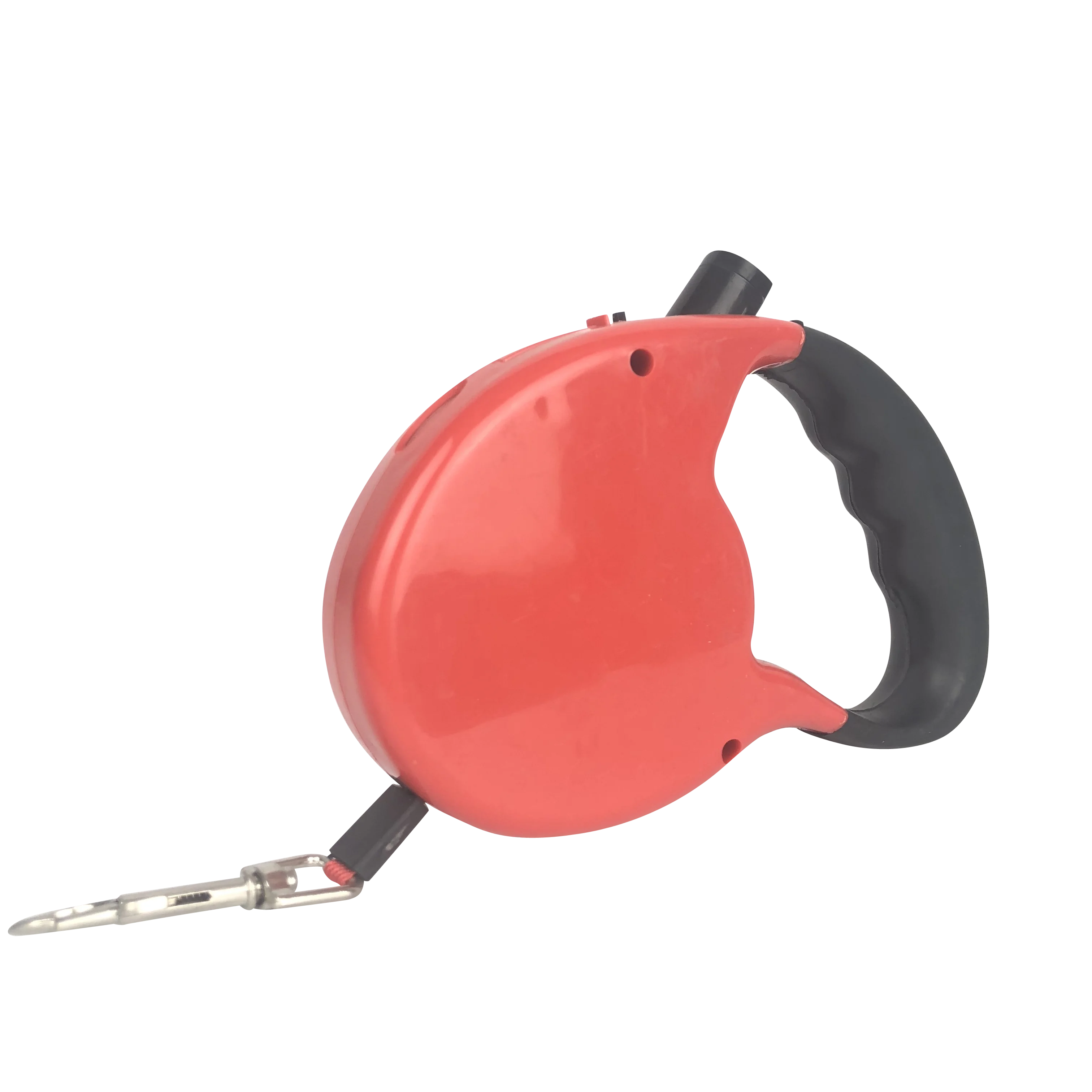 Waterproof automatic Custom Logo LED light high quality pet leash with waste bag dispenser