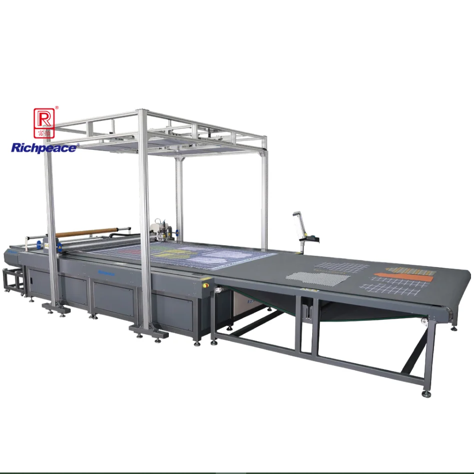 Richpeace Stripe and Plaid Matching Cutting Machine