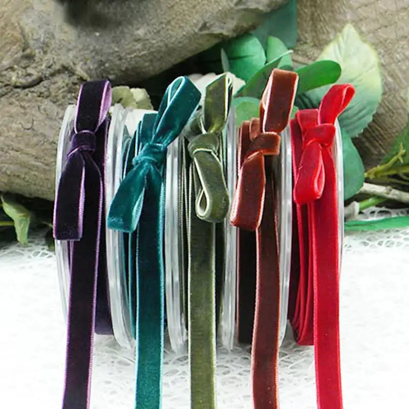 Gold  by The Yard | Mustard Yellow Wedding Velvet Trim | Golden Hair Bow Swiss Velvet Ribbon