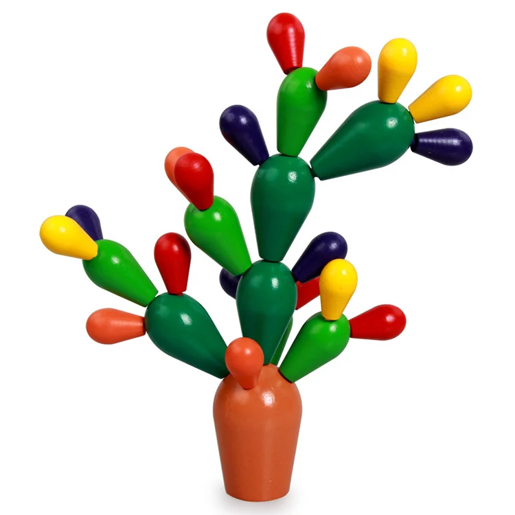
Celestial Being Cactus Tree Child Stitching Custom Wooden Kids Baby Plywood 3d Puzzle Diy Intelligent Toy 