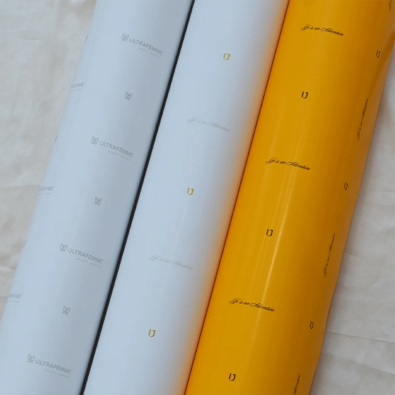 customized logo 100g rolling wrapping papers for beauty products stylish clothes tissue paper gift wrapping paper