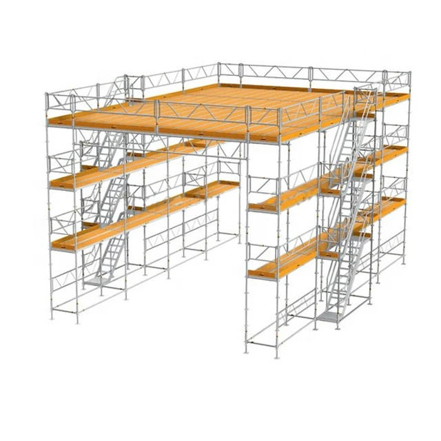 
Aluminum ringlock scaffolding layher allround Aluminum alloy 6061-T6 quick stage ringlock scaffold system 