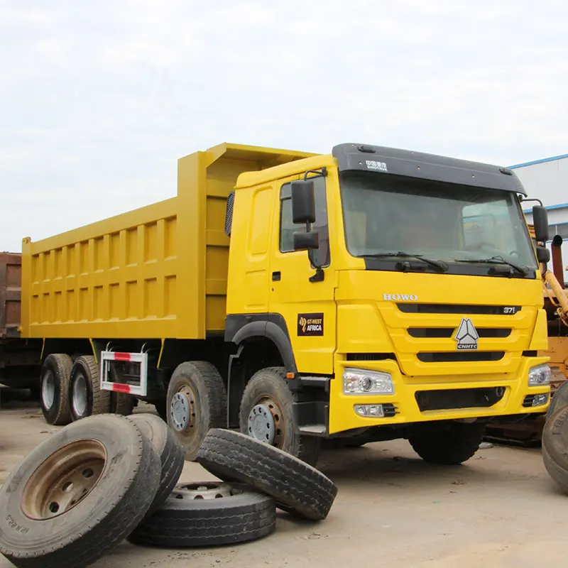 Hot Selling Cheap Price Front Tipping 2017 Model 371hp 10 Wheels WEICHAI Electric Tripper Truck 22 Cubic Meter Heavy Truck Left