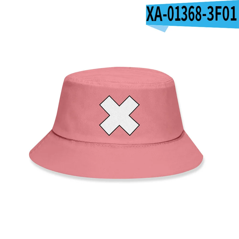 Luffy Chopper Hat Anime Cosplay Fishman Hat Outdoor Sun Protection Cosplay Summer Bucket Hat for Mens Womens