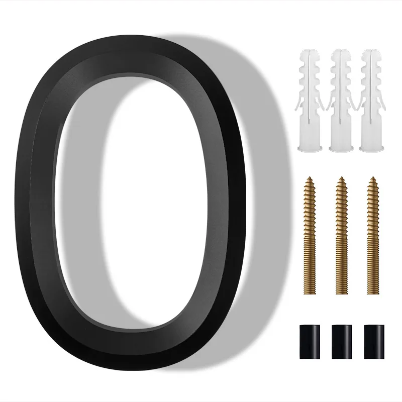 3D floating Customized digital house number High-grade residential villa door number address plate