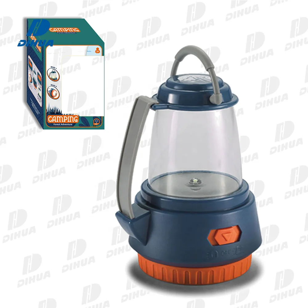 Outdoor Pretend Play 2-in-1 Flashlight-lantern Adventure Camping Gear Tool Set Toy Camping Lamp for Kids Little Explorer