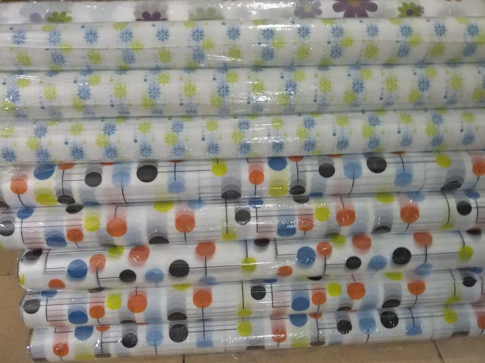 Printed PVC table cloth in roll