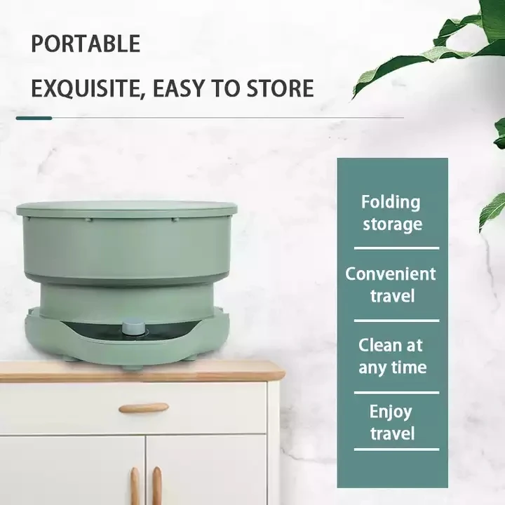 New Design Foldable Portable Cheap Mini Clothes Washing Machine With Spin