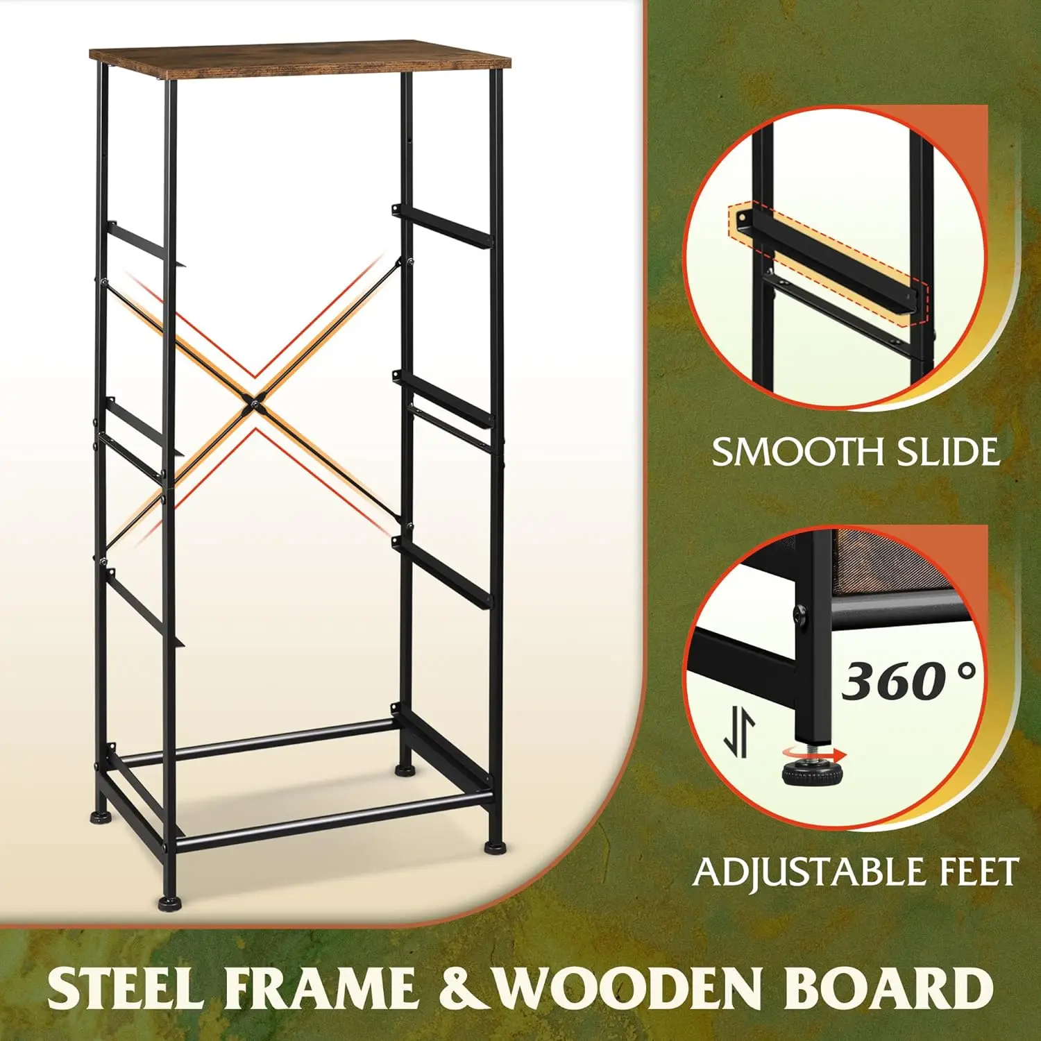 High Quality Antique Sturdy Fabric Tall Dresser Modern Bedroom Storage Tower Cabinet Chest of Drawers for Wardrobe Living Room