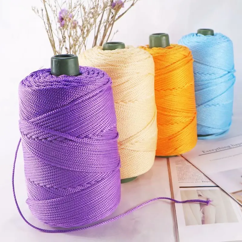 Hemp rope braided twisted knitting  Twisted knitting Knitted yarn, crochet, combed cotton, blended  Craft art supplies