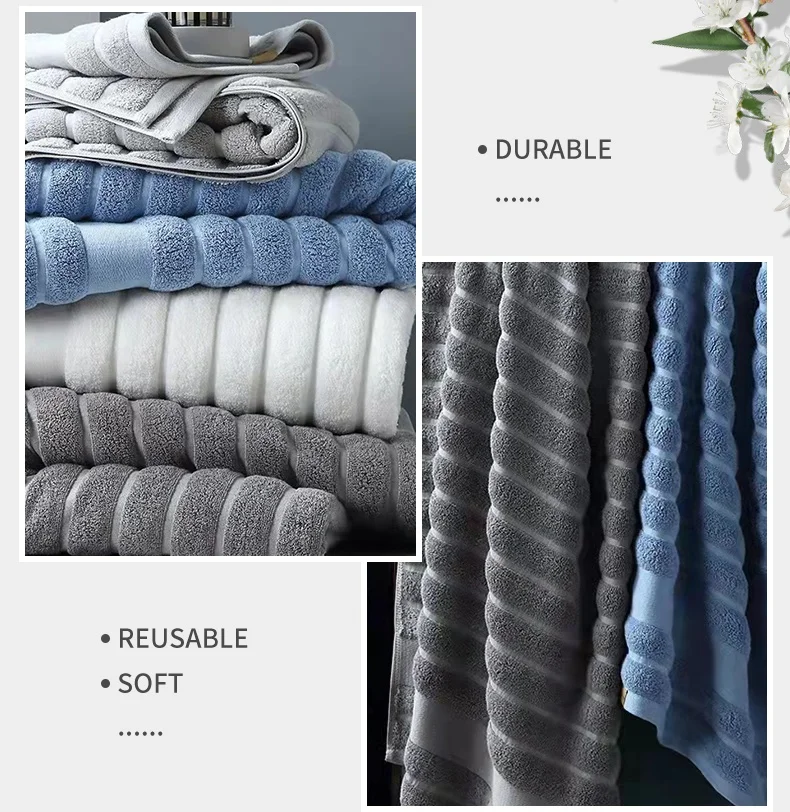 Custom jacquard bathroom towels 100% cotton thick hotel face towels 100 cotton